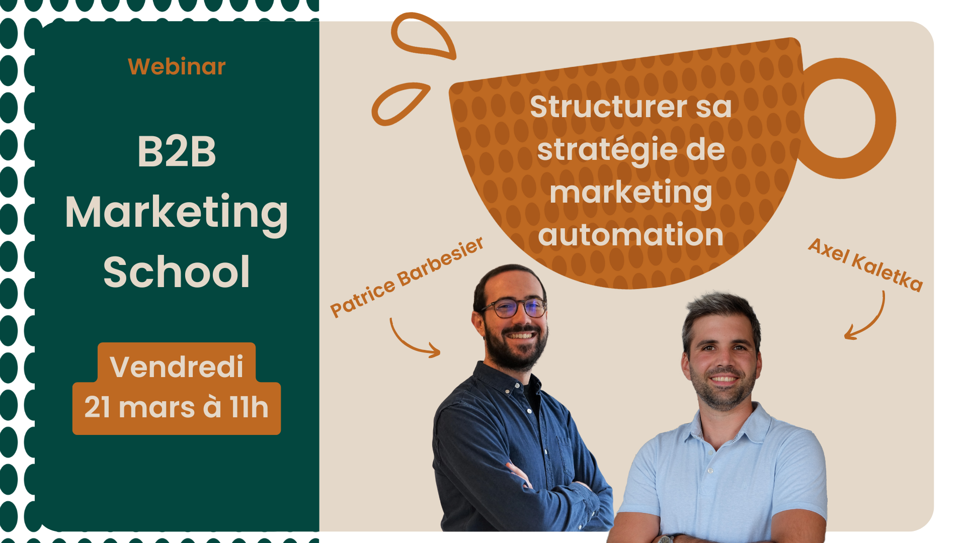 Plan marketing webinar